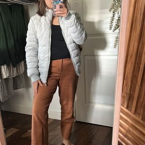 Zara Gray Puffer Jacket